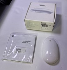 GENUINE Apple Wireless Bluetooth Mighty Mouse Model A1197  picture