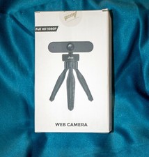 Aoozi Webcam w/Microphone, 1080P - USB Web Camera - Plug-N-Play - UNOPENED picture