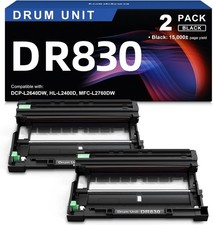 2PK DR830 DR-830 Drum Unit Compatible Brother HL-L2405W DCP-L2640DW MFC-L2760 picture