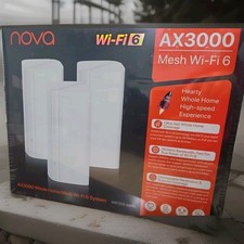Tenda AX3000 WiFi 6 Mesh System Nova MX12– Whole Home 3 Pack, white picture