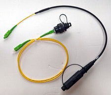 OptiTap/HMFOC Hardened Male/Female Connector to SC/APC Test Jumpers Singlemode picture