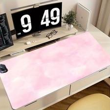 1pc Oversized Gaming Mouse Pad Compatible for Computer, Desk with Edge Design, picture