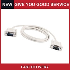 Universal RS232 DB9 9 Pin Male to VGA Video 15 Pin Male Adapter Cable Pack of 1 picture