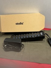 Powered USB 3.0 Hub, atolla 10 Ports Data Hub Splitter Blue, Black, Grey  picture