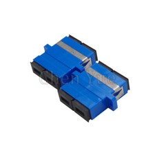 50pcs SC Adapter Duplex Single Mode Fiber Optics Blue Color Optic Fibre Coupler picture