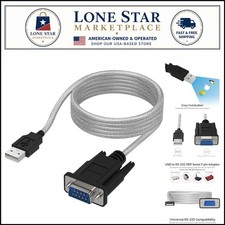 Reliable 6FT USB to RS-232 Adapter for Fast Data Transfer and Compatibility picture