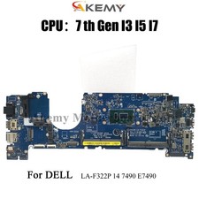 Laptop Motherboard For DELL Latitude 7490 LA-F322P i3 i5 i7 0PXMYG LA-F321P picture