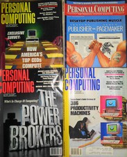 Personal Computing Magazine - 4 issues, 1988-9 picture