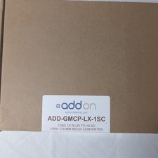 AddOn Gigabit Media Converter RJ45 to SC Fiber 1310nm 10km PoE ADD-GMCP-LX-1SC picture