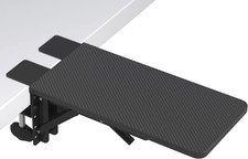 Ergonomic Desk Extender Tray,  Table Mount Arm Wrist Rest Black picture