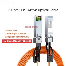 10G SFP+ AOC Fiber Cable  3m 5m 10m 20m Active Optical SFP Cable OM2 10GBASE UK picture