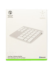 Belkin YourType Wireless KeyPad F8T067 Bluetooth Numeric Keypad Apple Mac EC picture