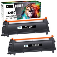 2 High Yield TN660 Black Toner Cartridge For Brother HL-L2300D HL-L2320D Printer picture