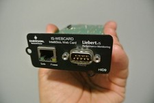 LIEBERT EMERSON UPS MANAGEMENT WEB CARD IS-WEBCARD INTELLISLOT HID9 417771G picture