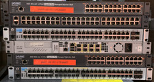 Bulk Network Switch Lot - Cisco ISR 4331, HP 2530-48G, Planet PoE Managed Inject picture