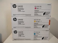 New OEM Genuine  HP Color Set Of  W2151XC, W2152XC, W2153XC  TerraJet Cartridges picture