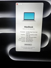 Apple MacBook MJY32LL/A ( 256 GB SSD, Intel Core M-5Y31, 1.3 GHz, 8 GB) Laptop picture