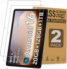 2 Pack Tempered Glass Film Guard Screen Protectors for 10.1 Inch Tablets picture