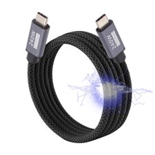 Cablecc USB3.2 Magnetic Cable USB-C 20Gbps 240W 8K 5K 4K USB4.0 Coiled Type-C picture