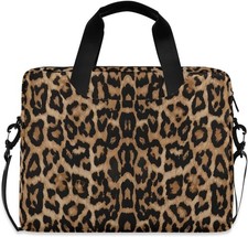 Cheeteh Leopard Print Animal Laptop Case Bag Sleeve Portable Crossbody Messenger picture