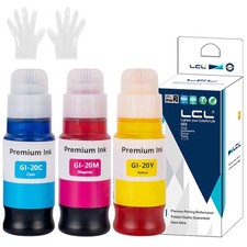 GI-20 GI20 G7020 G6020 Color Ink Refill Bottles Replacement for Canon 20 GI 2... picture