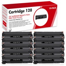 10PK Black Toner Cartridge For Canon 128 Imageclass D530 D550 LBP6200d LBP6200dw picture
