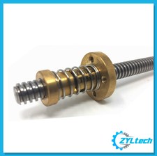 Brass Anti backlash nut - small flange size and hole pattern - T8x8 or T8x2 picture