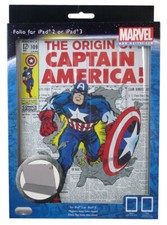 iPad 2 iPad 3 Marvel Protective Folio Case Captain America Silver Age PDP New picture