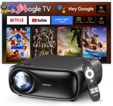 PJ40 Pro Google TV Projector Native 1080P 4K Support AI Image Enhancement 800 picture
