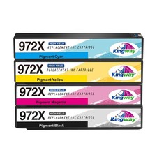 KINGWAY Compatible Ink Cartridge Replacement for HP 972X 972 Work with HP Pag... picture