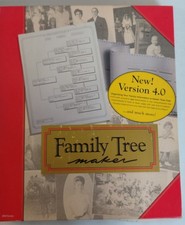Family Tree Maker Version 4.0 Genealogy Software Vintage PC Program Complete Box picture