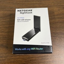 Netgear Nighthawk AC1900 Dual-Band USB WiFi Adapter W/ Cradle A7000 Sealed Box picture