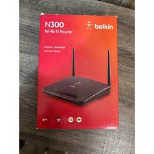 Belkin N300 Wi-Fi N Wireless Router F9K1007 300Mbps High Speed Home Networking picture
