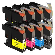8 Pk comp Brother LC103XL ink Fits Brother LC-103 XL LC101 MFC-J470DW MFC-J475DW picture