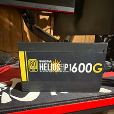 GAMDIAS HELIOS P1600G 600 WATT 80 PLUS Gold ATX PSU Black 100-240V picture