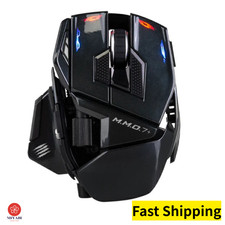 Mad Catz M.M.O. 7+ Gaming Mouse Dual-Mode 21-Button MM10NHINBL000-0J Black picture