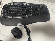Logitech Wave Comfort Wireless K350 Keyboard w/ M705 Mouse & USB Dongle picture