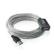US 15FT USB 2.0 AA Extension Cable W/ Booster Extender 5M For Printer Webcam picture