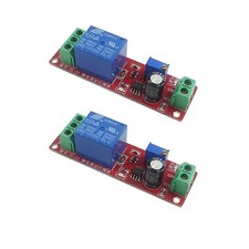 2PCS DC 12V NE555 Delay Timer Relay Switch Module 0 to 10 Seconds Adjustable ... picture