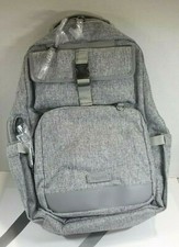 BAGGALLINI Commuter Laptop Backpack LIGHT GREY HERITAGE picture