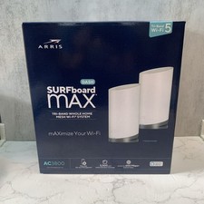 ARRIS Surfboard mAX Tri-Band Mesh System WC4S | AC3800 Wi-Fi Speed NEW SEALED picture