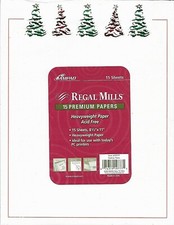Designer Foil Christmas Trees Design Heavyweight Premium Printer Paper picture
