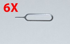 6pcs Sim Card Tray Removal Eject Tool Pin for Apple iPhone 5 5c 5s SE 6 6s 7 8 picture