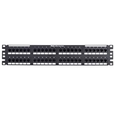 PANDUIT DP485E88TGY 2RU CATEGORY 5E 48 PORT CATEGORY 5E PATCH PANEL picture