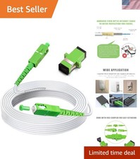 30ft SC/APC to SC/APC Fiber Optic Internet Cable Armored Single Mode picture