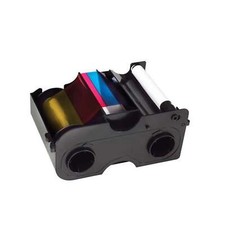 Fargo 45010 YMCKOK Ribbon 200 Prints - DTC1000/1250e - Full Color & Black Resin picture