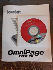 OmniPage Pro 12 PC CD scan images forms paper convert text to editable documents picture