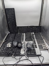 Lot of 6 Keyboards and 4 mice (Untested) Logitech/HP/Microsoft/Artek picture