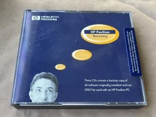 Sealed HP Pavilion Recovery CD Software Set 2000 Vintage Hewlett Packard OEM picture