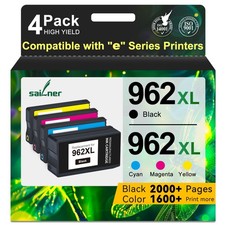 962XL Ink Cartridges Replacement for HP 962XL Ink Cartridges Combo Pack 4PK picture